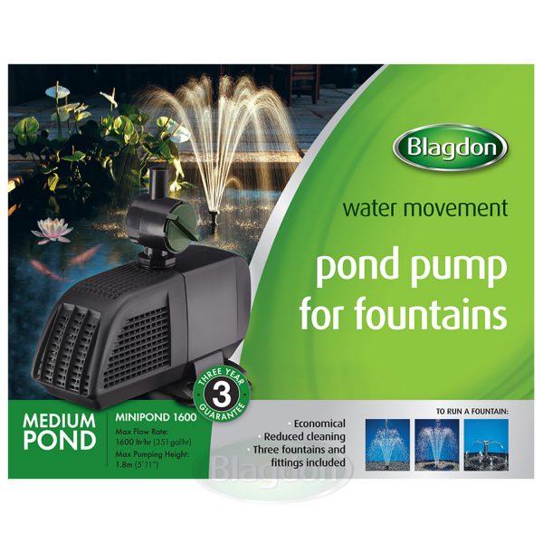 Minipond 1600 Fountain Pump
