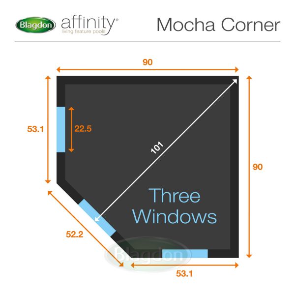 Affinity Mocha Corner Pool
