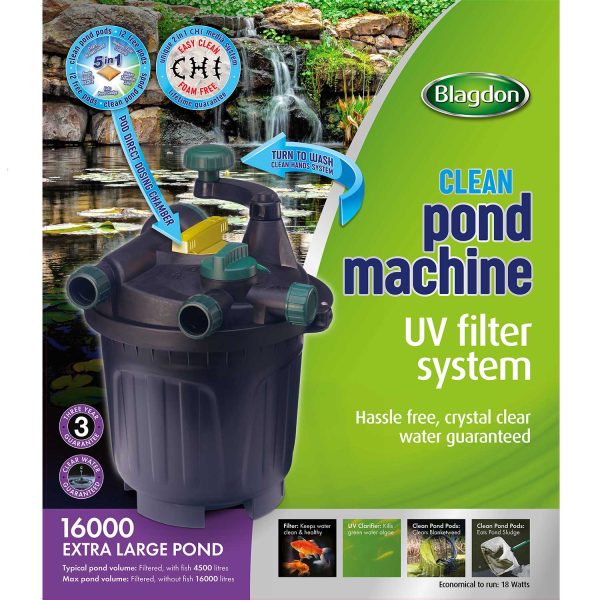 Cleanpond Machine 16000