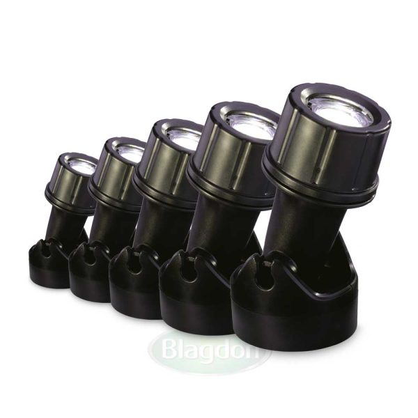 LED Pond & Garden Lights - 5x1w