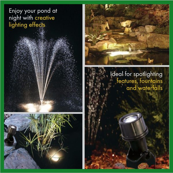 LED Pond & Garden Lights - 3x1w - Image 6