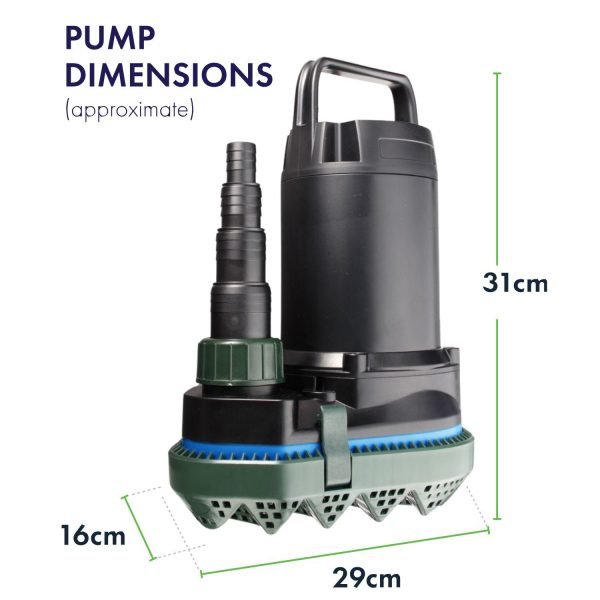 2 in 1 Waterfall & Utility Pump 12500 - Image 9