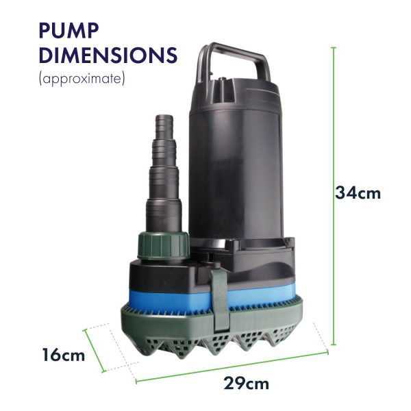2 in 1 Waterfall & Utility Pump 23500 - Image 10