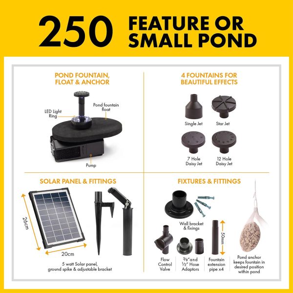 Liberty Solar 250 Feature Pump and LED Light - Image 3