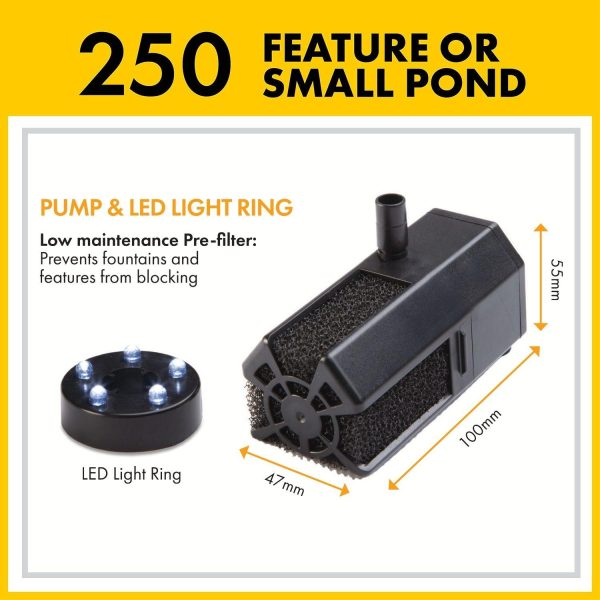 Liberty Solar 250 Feature Pump and LED Light - Image 4